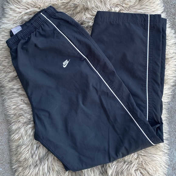 Nike Other - Vintage vtg y2k Nike black windbreaker nylon pants L